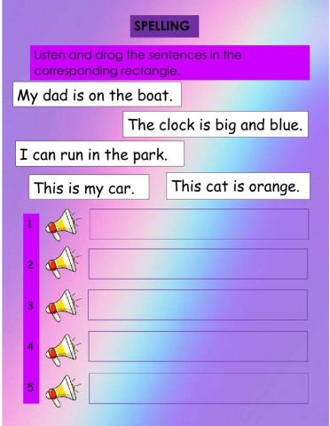 Listening and Spelling