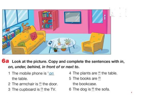 Prepositions in on ...