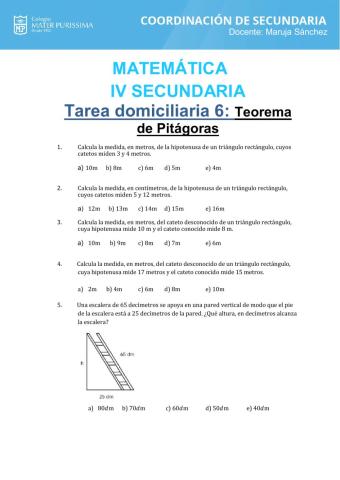 Teorema de Pitagoras
