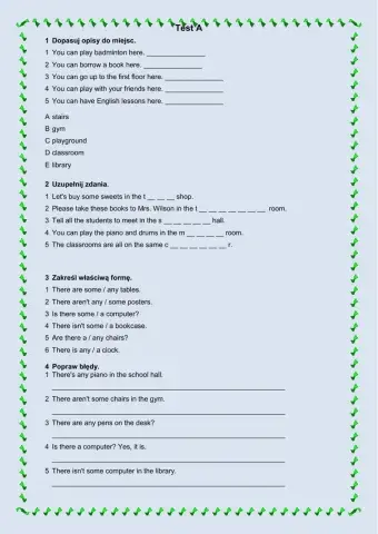 Some any much many school rooms