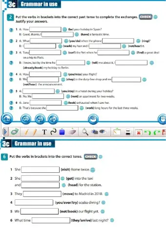 Past tenses klasa 3a
