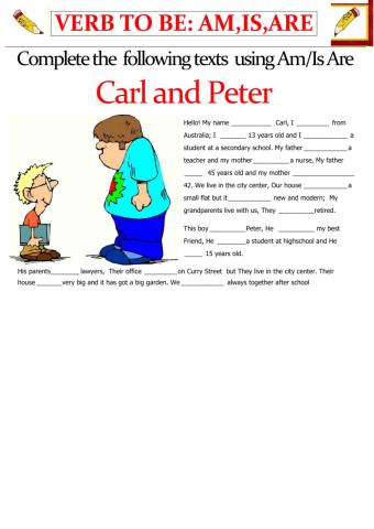 To be - Carl and Peter