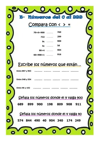 Números hasta 999