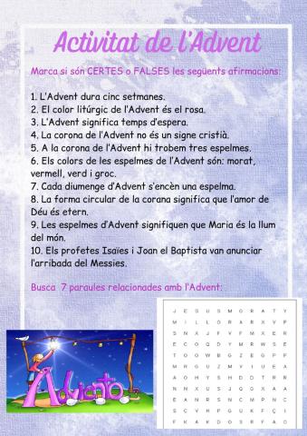 Activitat d'Advent