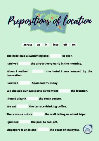 Prepositions of location