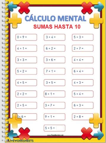 CÁLCULO MENTAL 1