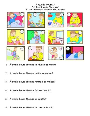 La Routine de Thomas