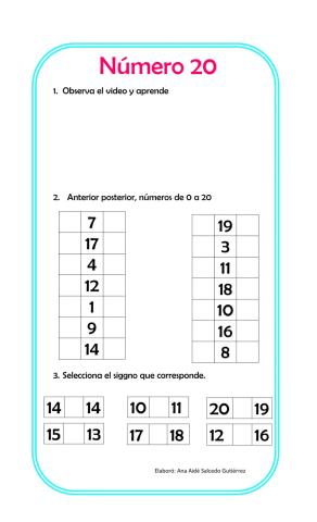 Aprendiendo con los números