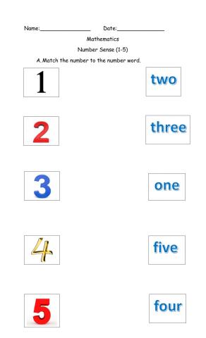 Number Sense 1-5