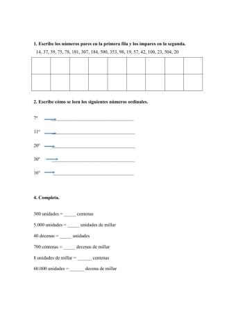 Repaso matematicas 1º evaluación