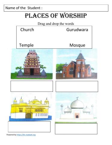Places of worship