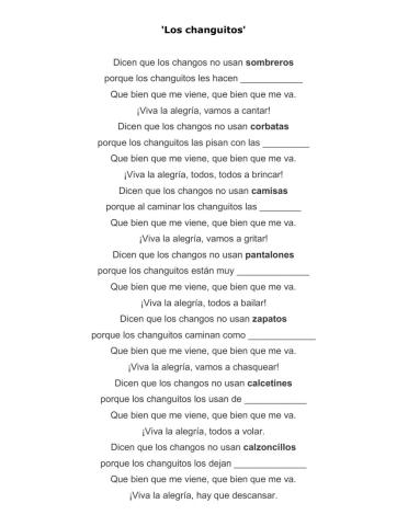 Los changuitos
