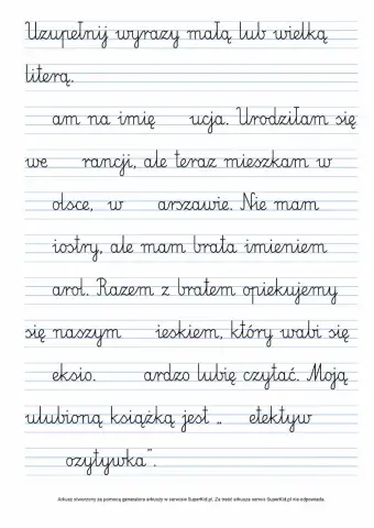 Mała czy wielka litera?