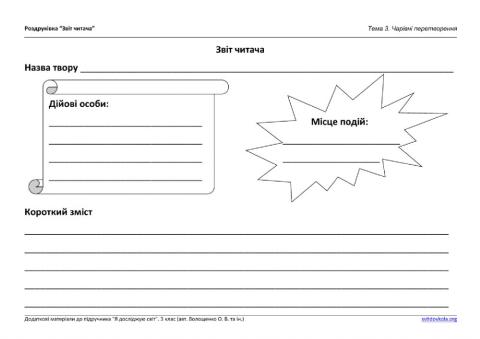 Звіт читача