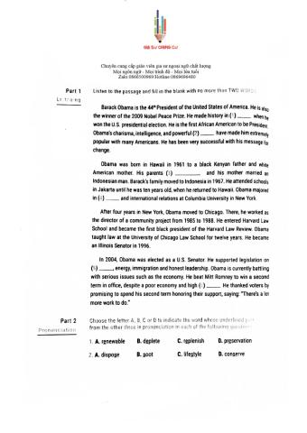 English 12 45' Test 6