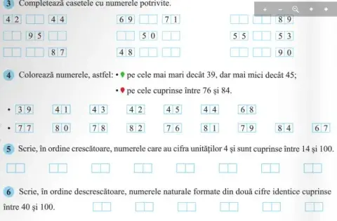 Ordonare nr. la 0-100