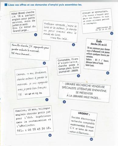 Offrres d'emploi - petites annonces