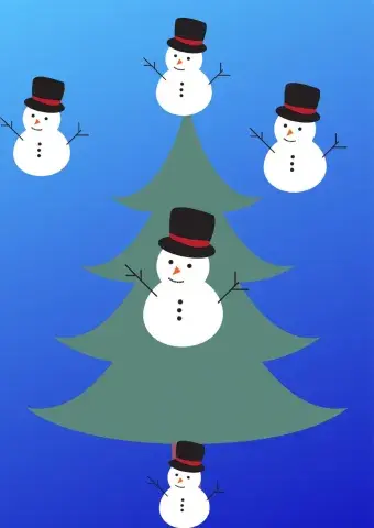 Prepositions of place - Christmas