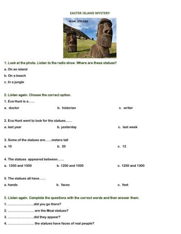 Easter Island Mystery