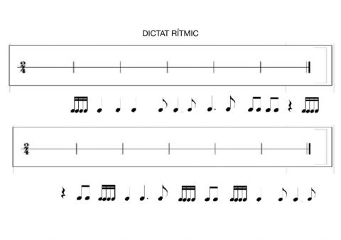 Dictat rítmic (5è, 3)