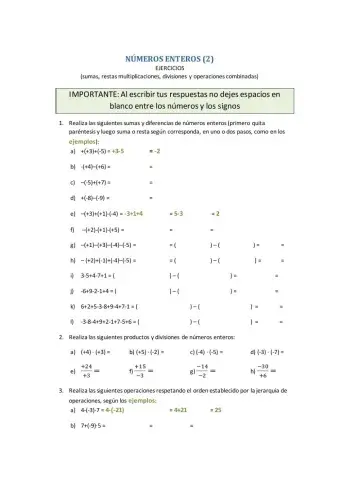 Números Enteros 2