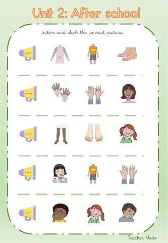 Unit 2 - After school listening