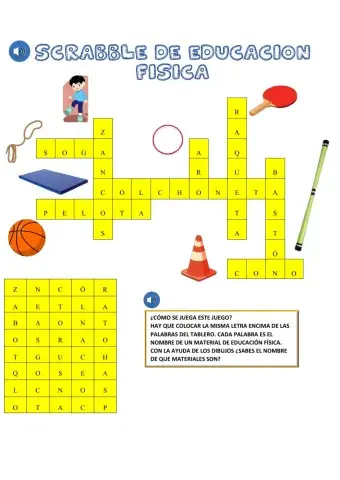 Scrabble de Educación Física