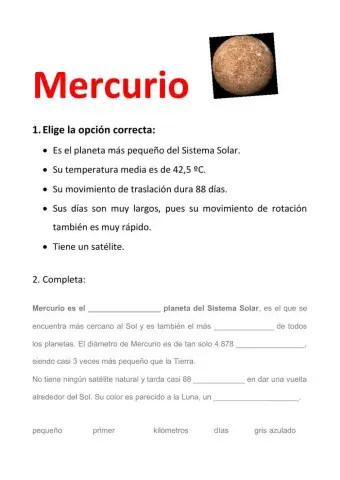 Planeta mercurio