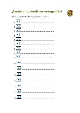 Revisión de ortografía