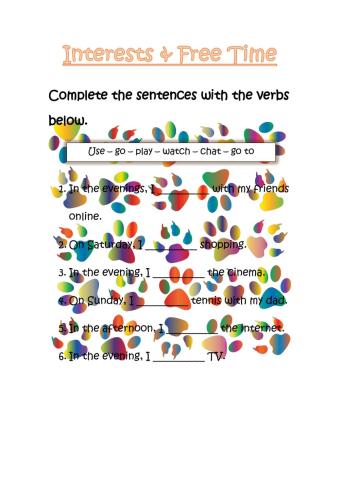 Interests and Free time