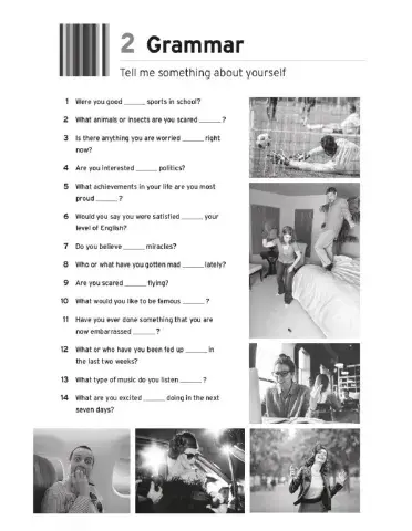 Adjectives + prepositions