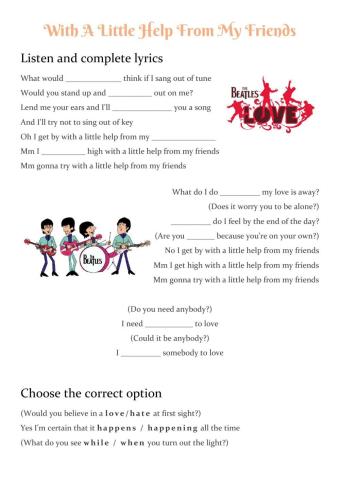 With A Little Help From My Friends - The Beatles