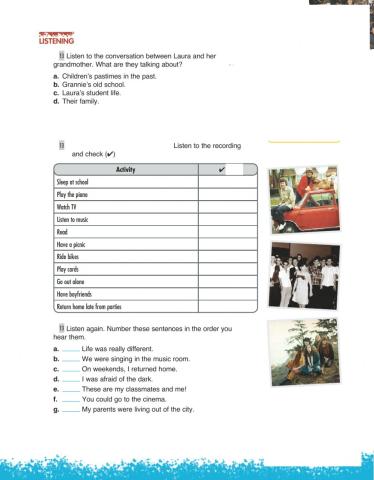 Listening -Laura and her Grandmother-