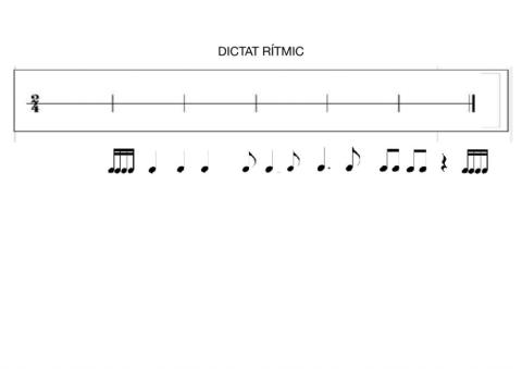 Dictat rítmic (5è, 3)