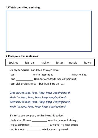 Rooftops 6 unit 2 song