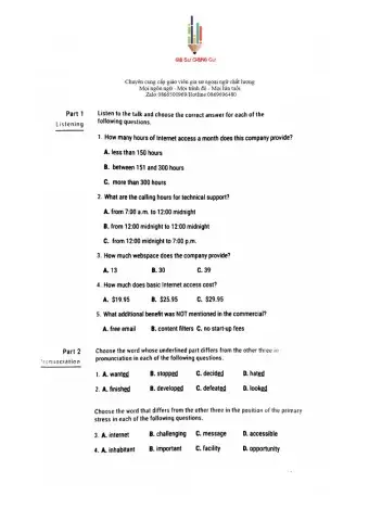 Lớp 12 Kiểm tra 45 phút( tets 12 Luyện giải)