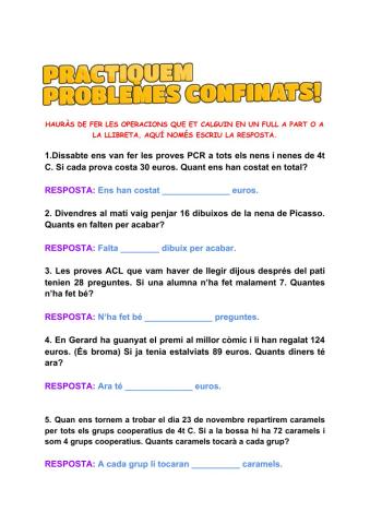 Problemes confinats a quart