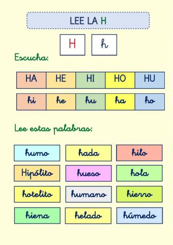 Lee la h.