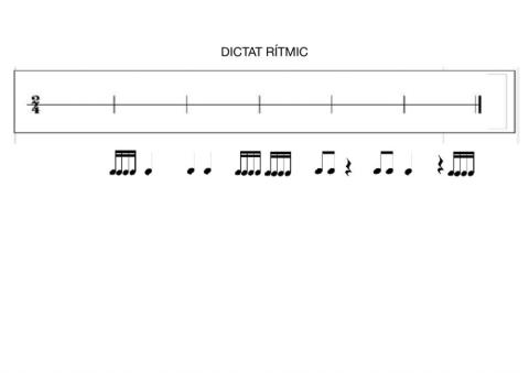 Dictat rítmic (4art, 1)