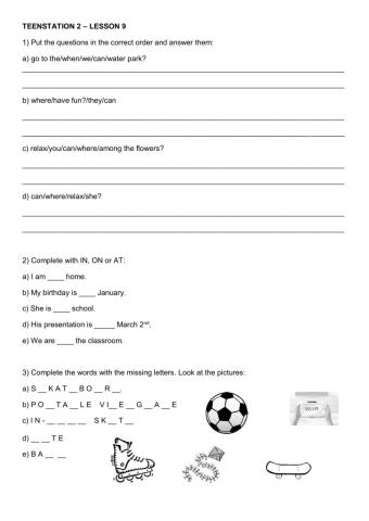 TEENSTATION 2 LESSON 9