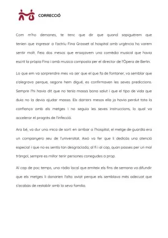 Correcció ortogràfica aula