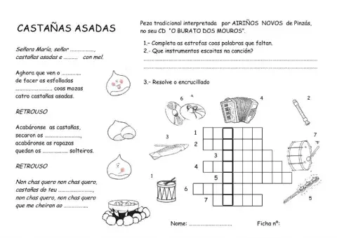 Castañas asadas