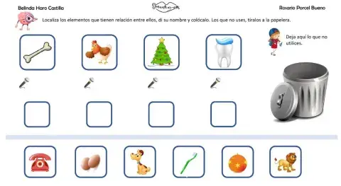 Asociaciones lógicas con respuesta oral 4