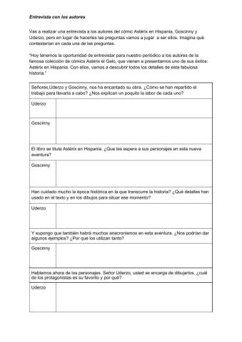 Entrevista a los creadores de Astérix en Hispania