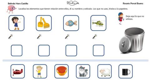 Asociaciones lógicas con respuesta oral 6