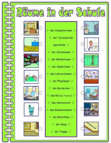 Räume in der Schule