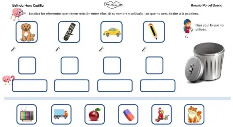 Asociación lógica explicando porqué 2