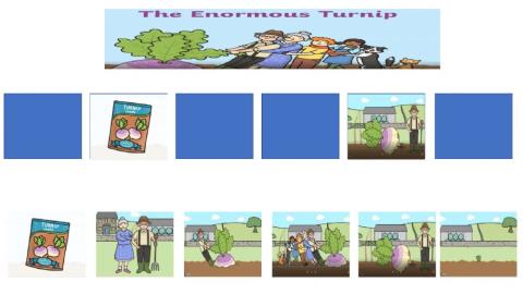 Story sequence- The Enormous Turnip