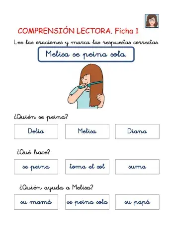 C.LECT. 1º Oraciones I.