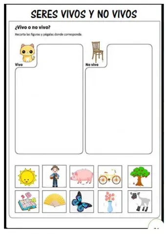 Seres Vivos o No vivos